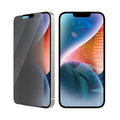 Tvrdené sklo Privacy AB pre iPhone 16e/14/13 Pro/13, číra
