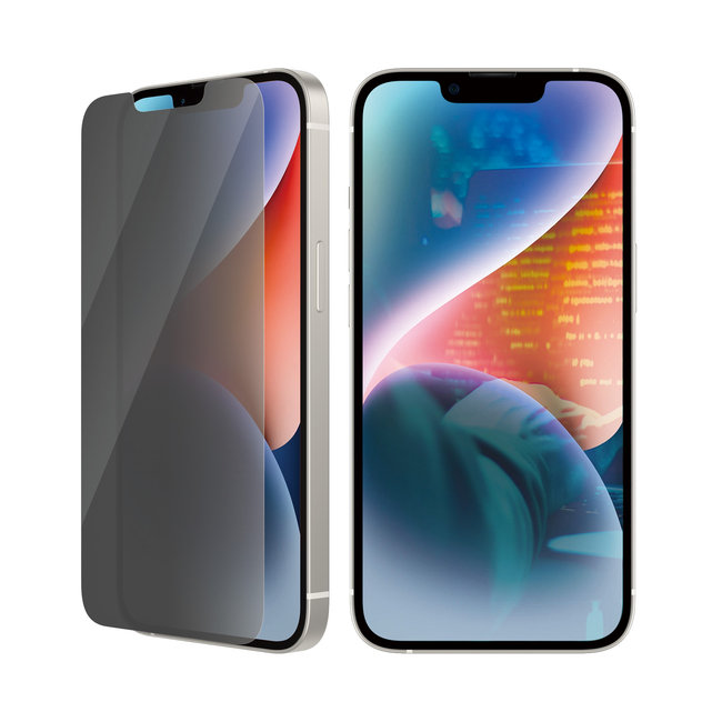 Tvrdené sklo Privacy AB pre iPhone 16e/14/13 Pro/13, číra