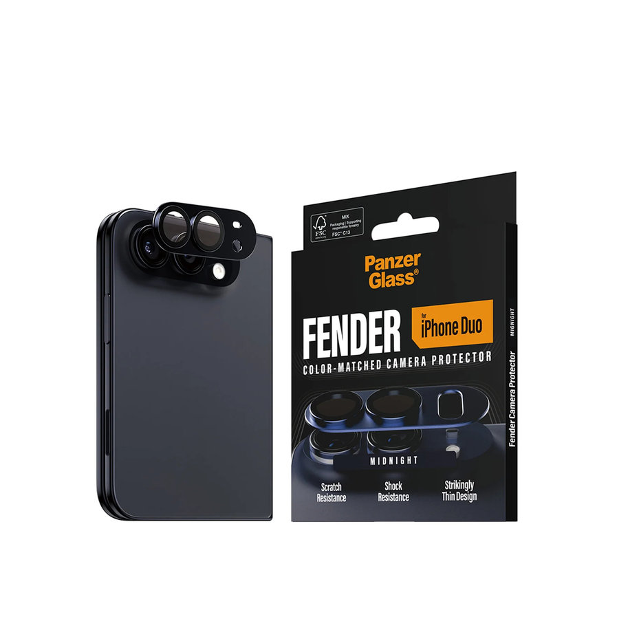 Ochranný kryt objektívu Fender pre iPhone Duo, dark blue