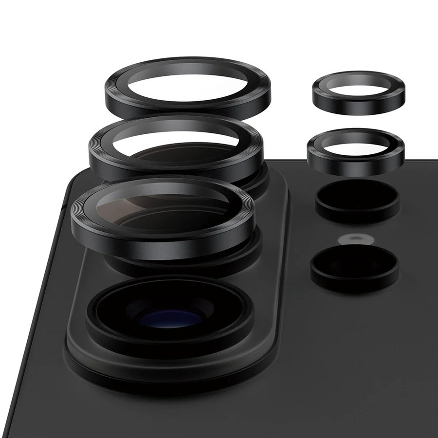 Ochranný kryt objektívu Hoops Ceramic II pre Samsung Galaxy S26 Ultra, čierna