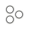 Ochranný kryt objektívu Hoops pre iPhone 17 Pro Max/17 Pro/16 Pro Max/16 Pro, glitter silver