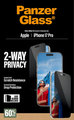 Tvrdené sklo UWF 2-Way Privacy s aplikátorom pre iPhone 17 Pro, čierna