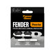 Ochranný kryt objektívu Fender pre iPhone Duo, biela