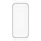 Tvrdené sklo UWF s aplikátorom pre iPhone 17/16 Pro, čierna