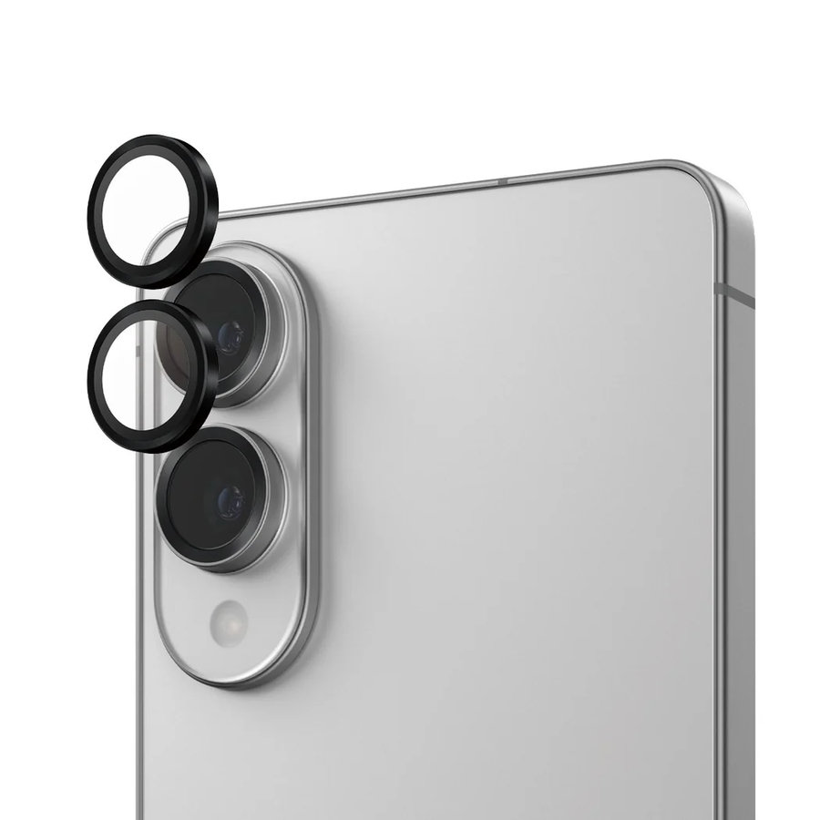 Ochranný kryt objektívu Hoops pre Samsung Galaxy S25 Edge, čierna