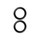 Ochranný kryt objektívu Hoops pre iPhone 17/16 Plus/16, čierna