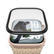 Tvrdené sklo UWF METALLIC pre Apple Watch 11/10 46 mm, čierna