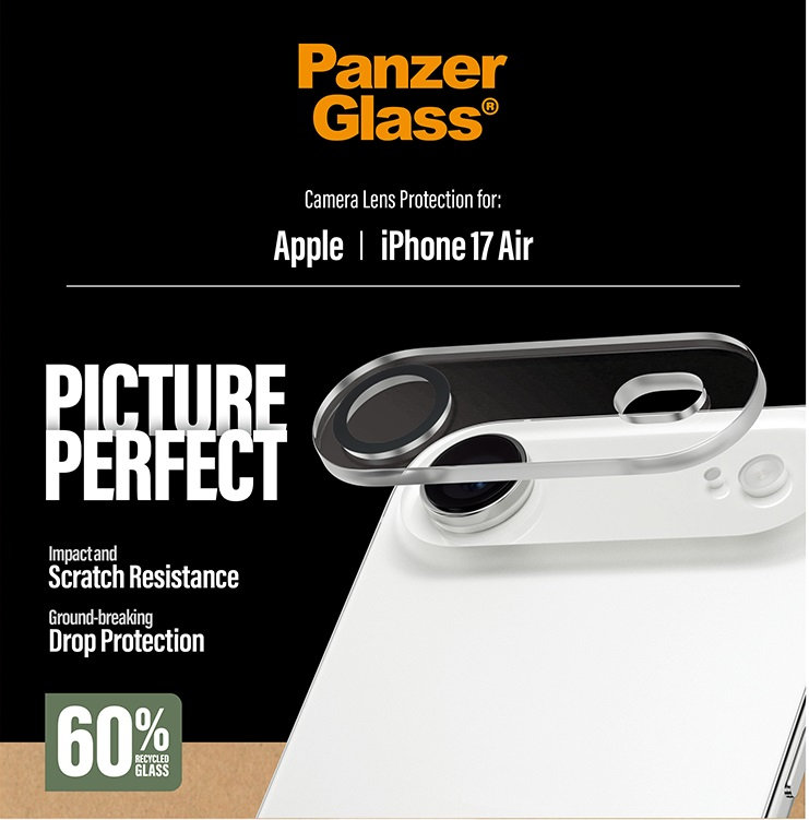 Ochranný kryt objektívu PicturePerfect pre iPhone 17 Air, číra