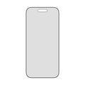 Tvrdené sklo UWF 2-Way Privacy s aplikátorom pre iPhone 17 Air, čierna