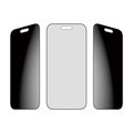 Tvrdené sklo UWF 2-Way Privacy s aplikátorom pre iPhone 17 Air, čierna
