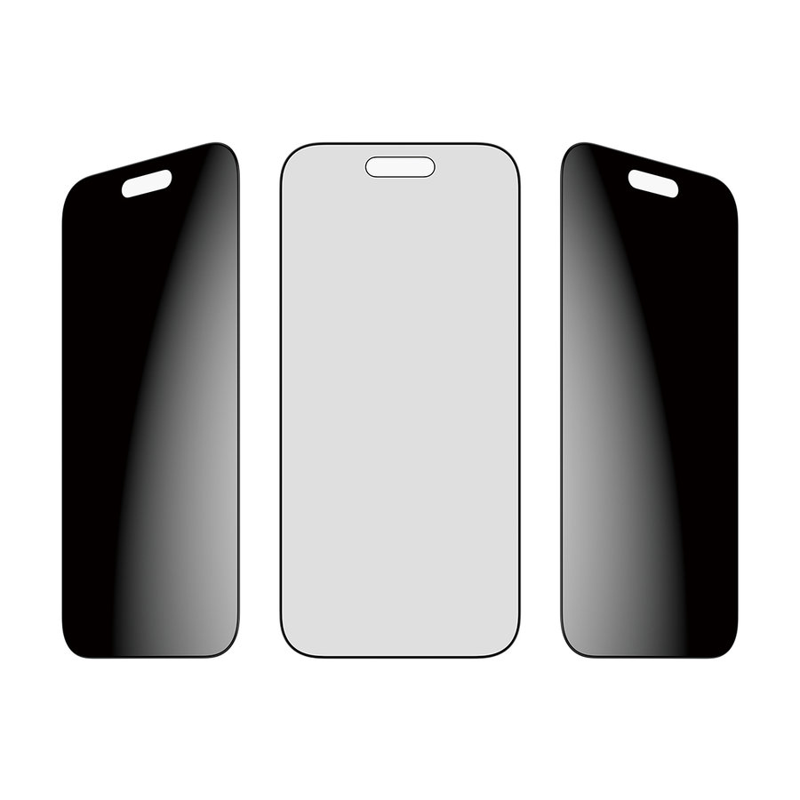 Tvrdené sklo UWF 2-Way Privacy s aplikátorom pre iPhone 17 Air, čierna