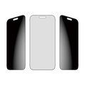Tvrdené sklo UWF 2-Way Privacy s aplikátorom pre iPhone 17 Pro Max, čierna