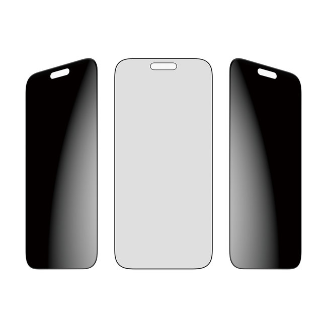 Tvrdené sklo UWF 2-Way Privacy s aplikátorom pre iPhone 17 Pro Max, čierna