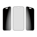 Tvrdené sklo UWF 2-Way Privacy s aplikátorom pre iPhone 17/16 Pro, čierna