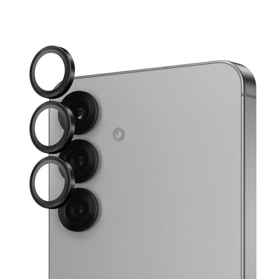 Ochranný kryt objektívu Hoops pre Samsung Galaxy S25, čierna