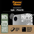 Ochranný kryt objektívu Hoops pre iPhone 16e, číra