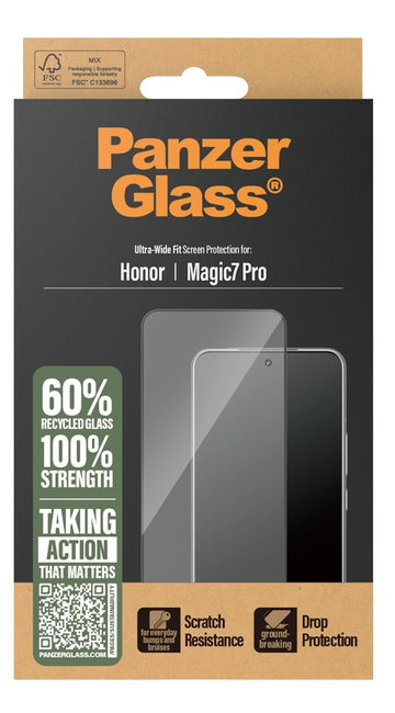 Tvrdené sklo UWF pre Honor Magic7 Pro, čierna
