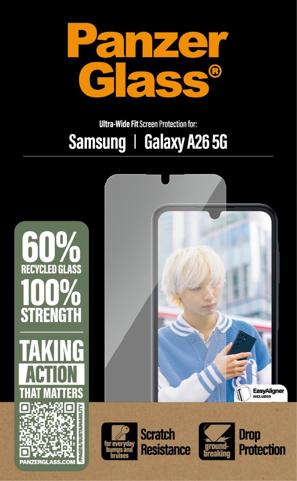 Tvrdené sklo UWF pre Samsung Galaxy A26 5G, číra