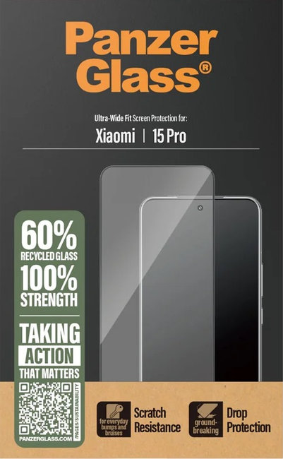 Tvrdené sklo UWF pre Xiaomi 15 Pro, čierna