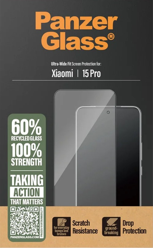 Tvrdené sklo UWF pre Xiaomi 15 Pro, čierna