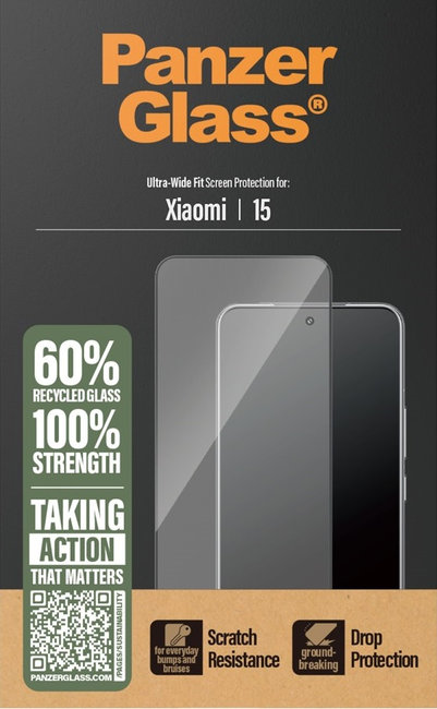 Tvrdené sklo UWF pre Xiaomi 15, čierna