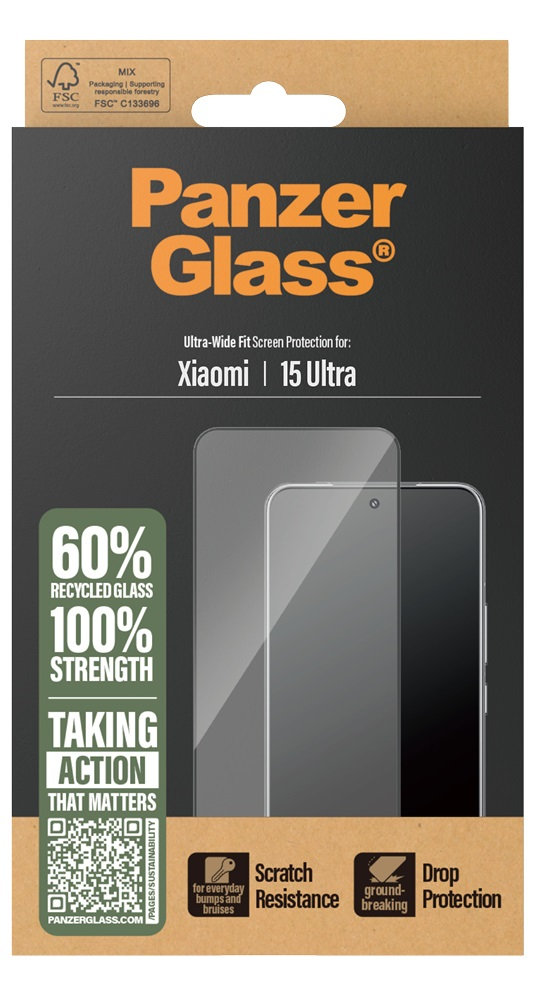 Tvrdené sklo UWF pre Xiaomi 15 Ultra, čierna