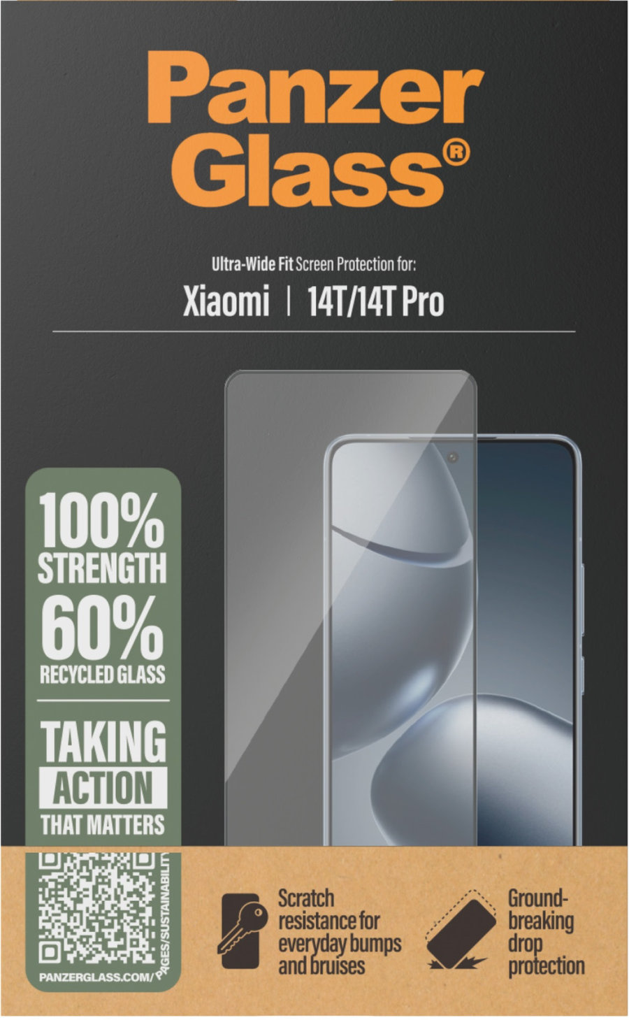 Tvrdené sklo UWF pre Xiaomi 14T/14T Pro, čierna