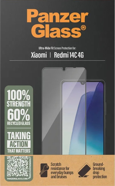 Tvrdené sklo UWF pre Xiaomi Redmi 14C 4G, číra