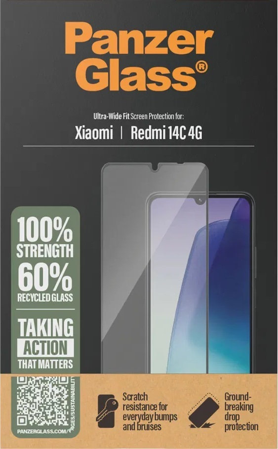 Tvrdené sklo UWF pre Xiaomi Redmi 14C 4G, číra