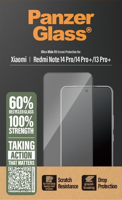 Tvrdené sklo UWF pre Xiaomi Redmi Note 14 Pro/14 Pro+/13 Pro+, čierna