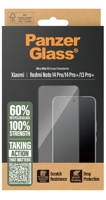 Tvrdené sklo UWF pre Xiaomi Redmi Note 14 Pro/14 Pro+/13 Pro+, čierna