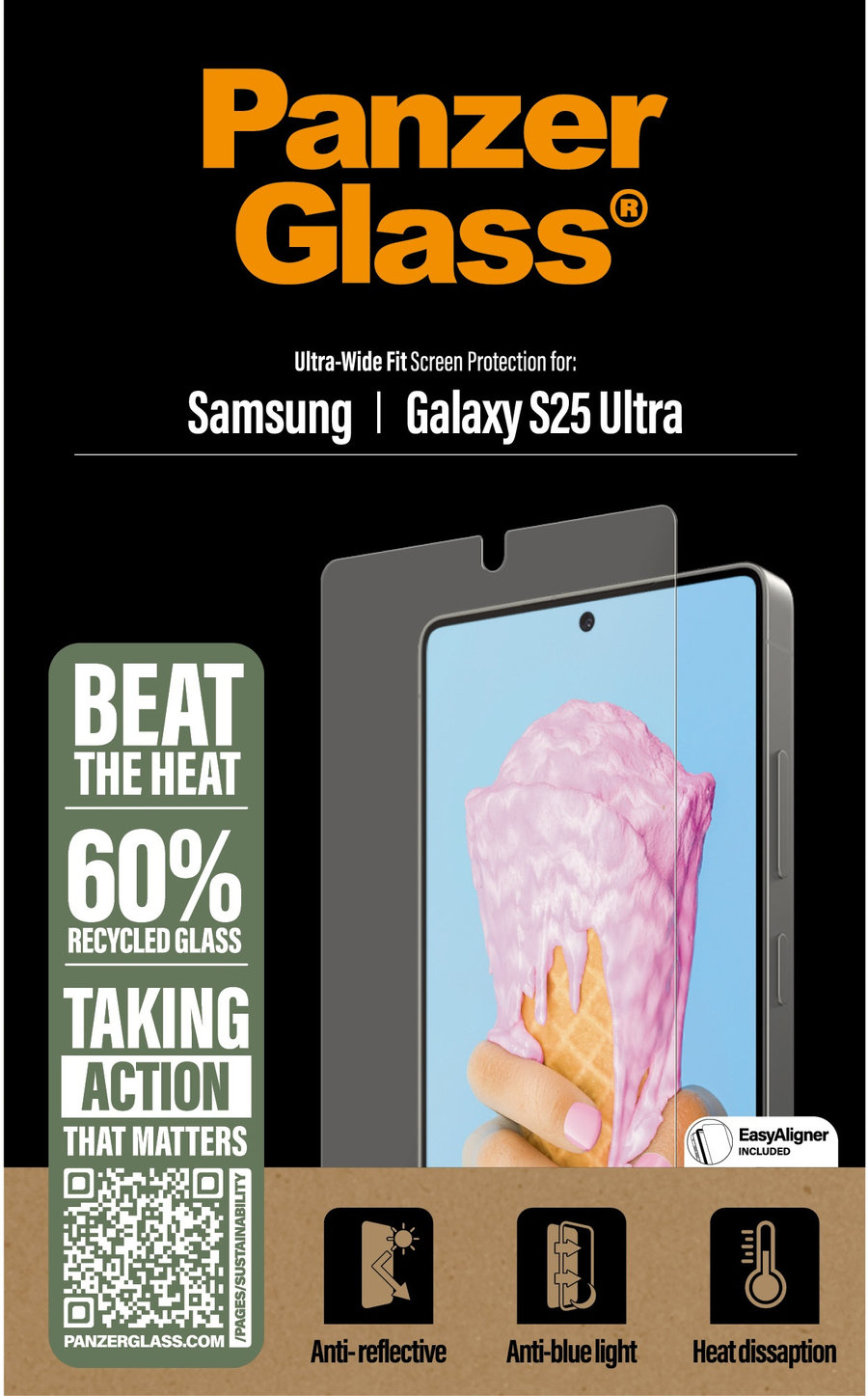 Tvrdené sklo UWF All-in-One s aplikátorom pre Samsung Galaxy S25 Ultra, číra