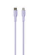 PURO - Kábel USB-C/MFI Lightning, 12 W, Soft, 1,5 m, lavender