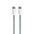 PURO - Kábel USB-C/USB-C, 60 W, Fabrik FABK4, 1,5 m, blue lagon