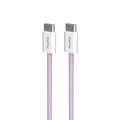 PURO - Kábel USB-C/USB-C, 60 W, Fabrik FABK4, 1,5 m, coraltastic