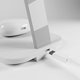 PURO - Bezdrôtová nabíjacia stanica Stand Mag, 2x1, 15 W, biela