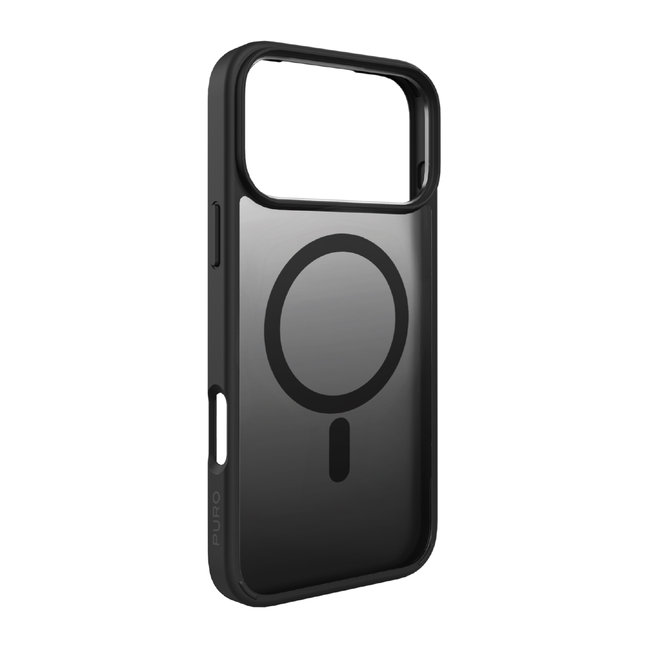 PURO - Puzdro Gradient s MagSafe pre iPhone 17 Pro Max, čierna