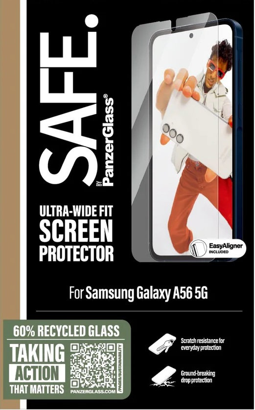 SAFE - Tvrdené sklo UWF pre Samsung Galaxy A56 5G, číra