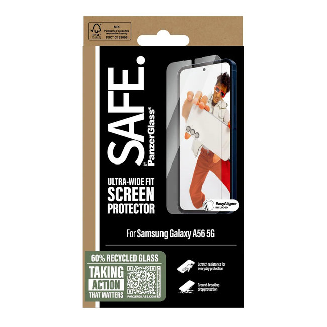 SAFE - Tvrdené sklo UWF pre Samsung Galaxy A56 5G, číra