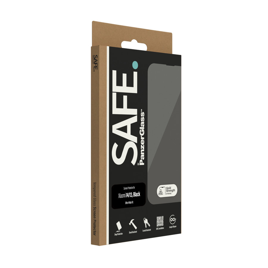 SAFE - Tvrdené sklo UWF pre Xiaomi 14/13, čierna
