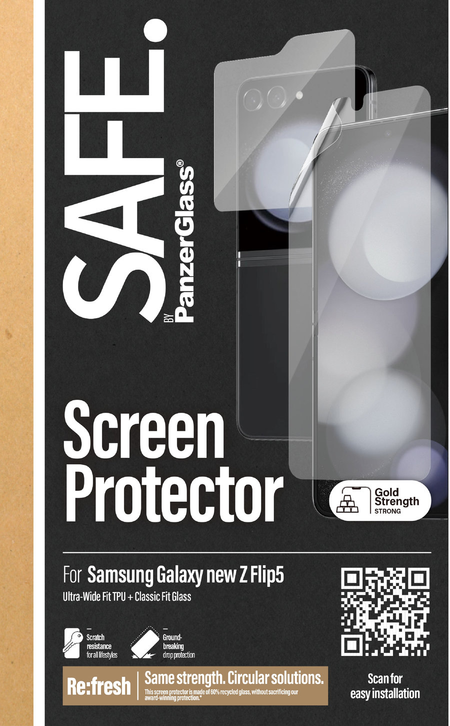 SAFE - Ochranná fólia UWF a tvrdené sklo pre Samsung Galaxy Z Flip6, číra