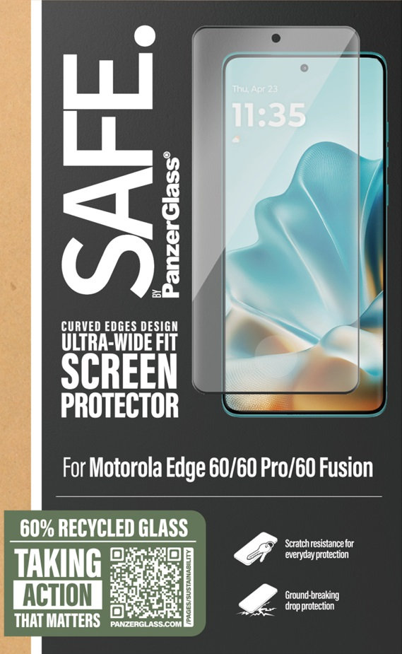 SAFE - Tvrdené sklo UWF pre Motorola Edge 60 Neo, čierna