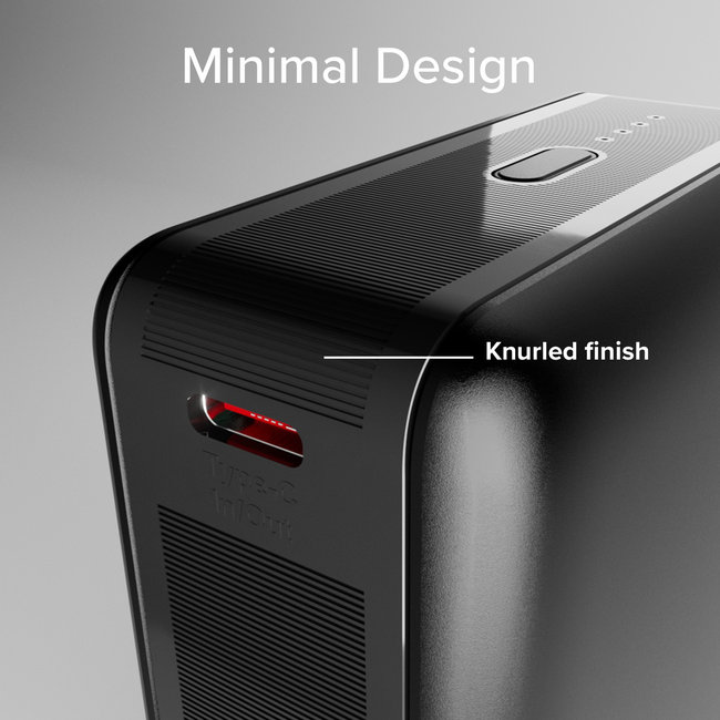 SBS - PowerBank 20000 mAh 65 W, Power Delivery, NanoTube, USB-C/USB-A, čierna