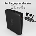 SBS - PowerBank 5000 mAh 10 W, Intelligent Charge, NanoTube, USB-C, čierna