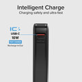 SBS - PowerBank 5000 mAh 10 W, Intelligent Charge, NanoTube, USB-C, čierna