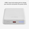 SBS - PowerBank 5000 mAh 10 W, kompatibilná s MagSafe, Mag Power, USB-C, čierna