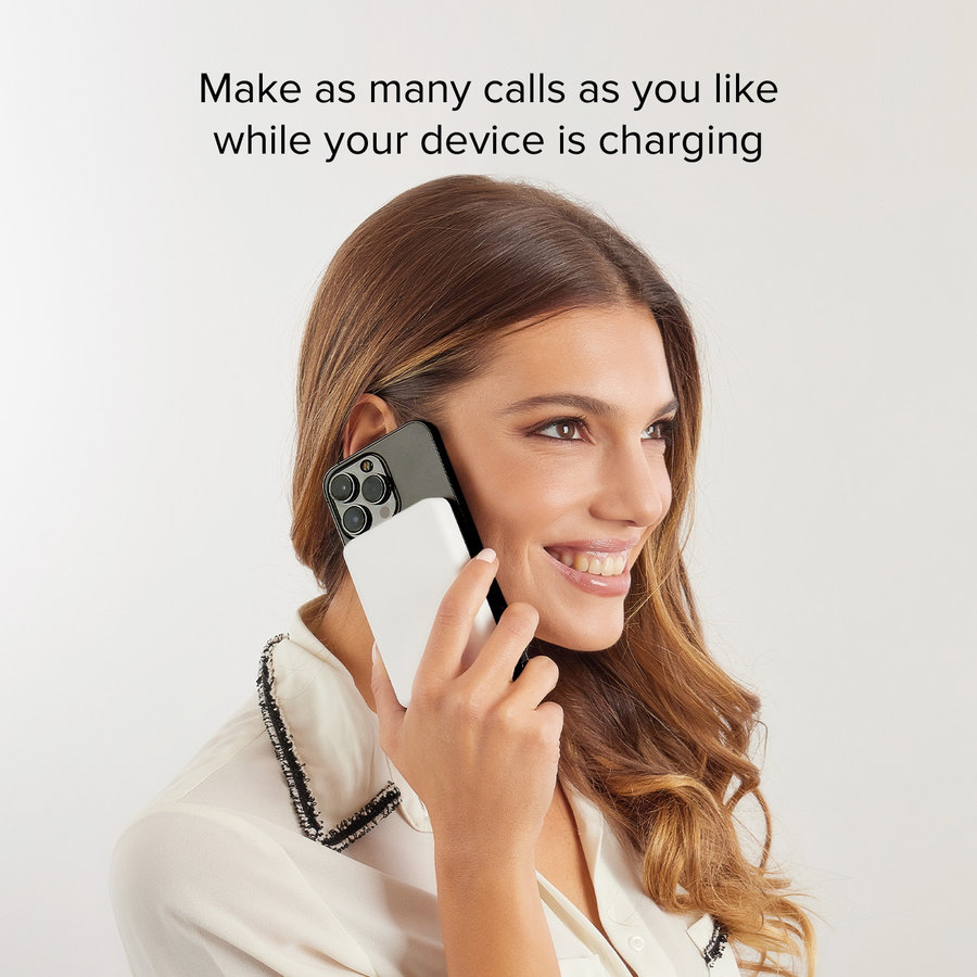 SBS - PowerBank 5000 mAh 10 W, kompatibilná s MagSafe, Mag Power, USB-C, čierna