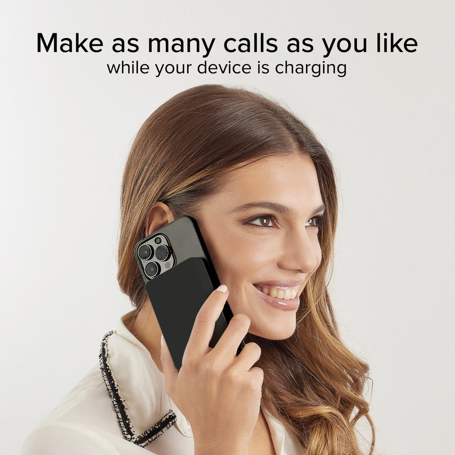 SBS - PowerBank 5000 mAh 10 W, kompatibilná s MagSafe, Mag Power, USB-C, čierna