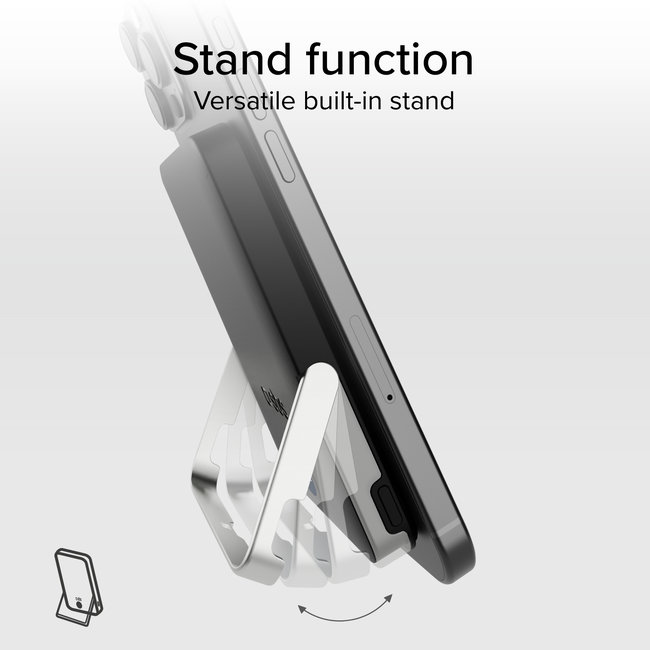 SBS - PowerBank 5000 mAh 20 W, Power Delivery, Mag Stand, čierna