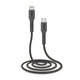 SBS - Kábel USB-C/MFI Lightning, 18 W, 1 m, čierna